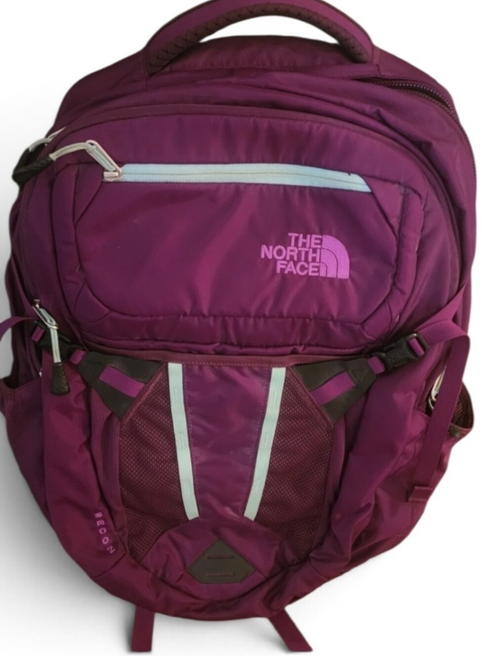 The North Face Recon Backpack Purple Plum Laptop Travel Hiking School Daypack